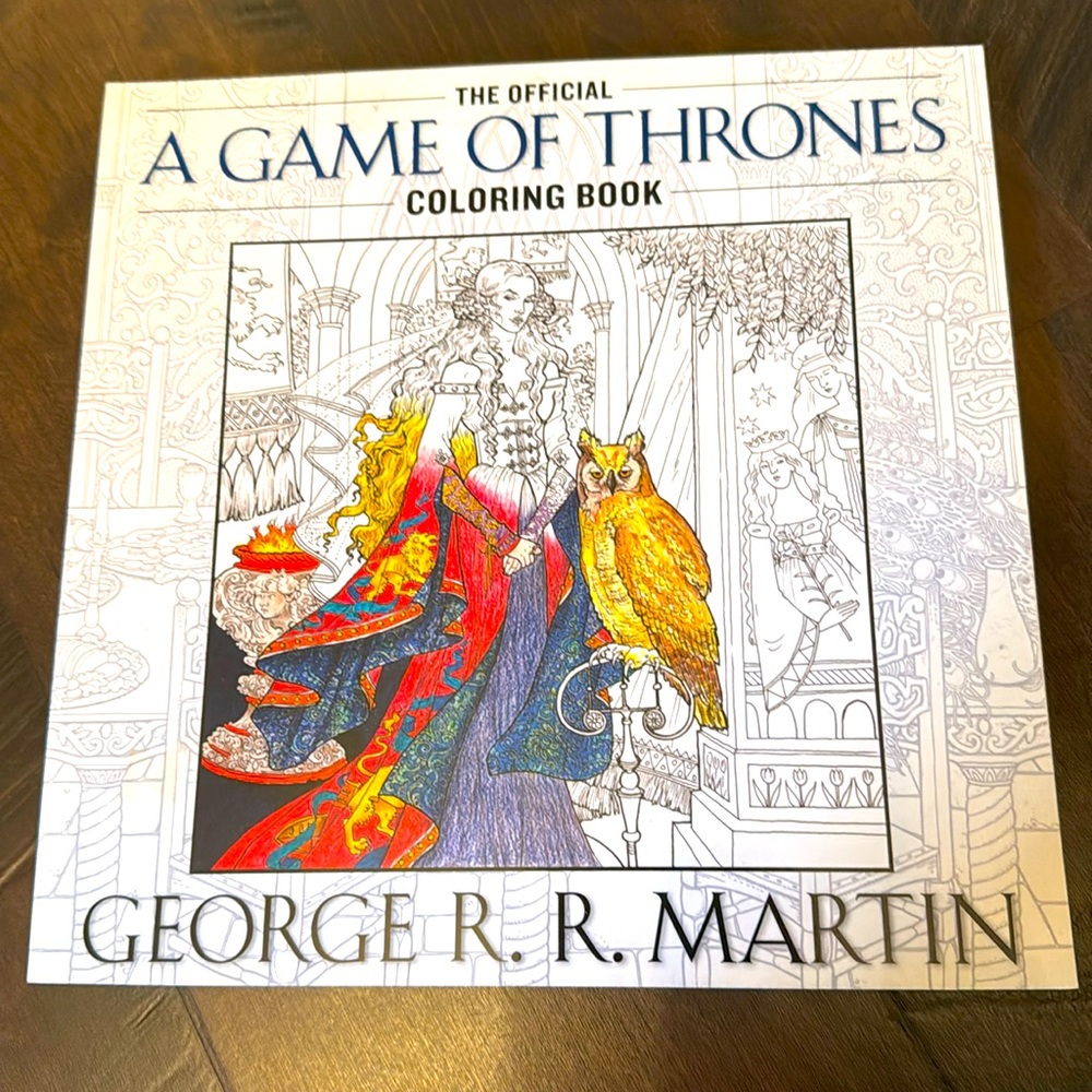 A Game of Thrones coloring book